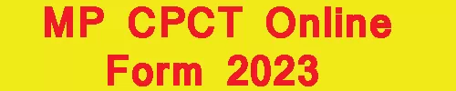 MP CPCT Online Form 2023